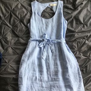 Loft, size 6, light blue linen dress